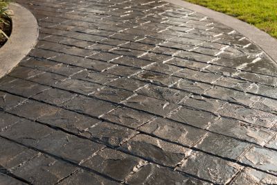 Stamped Concrete Driveway