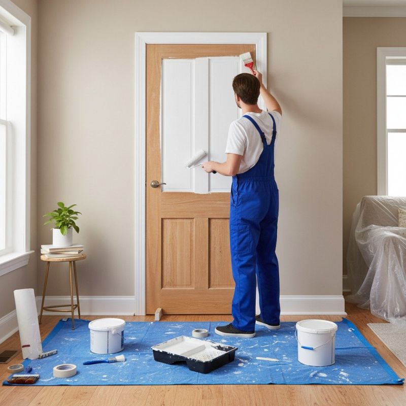 Exterior Door Painting