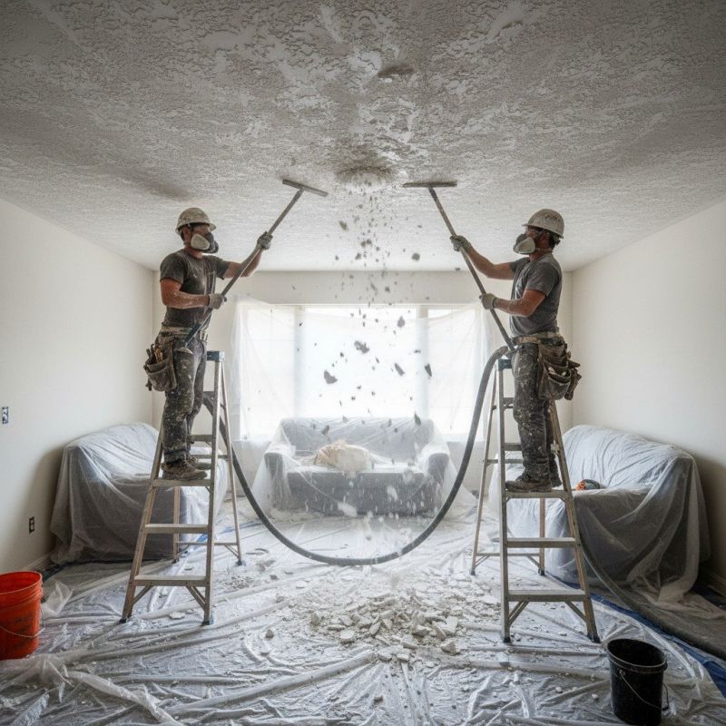 Textured Ceiling Removal