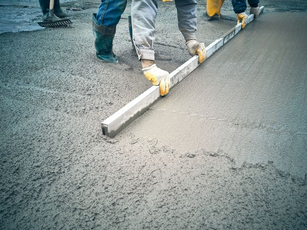 Cement Slab Construction in Burnsville
