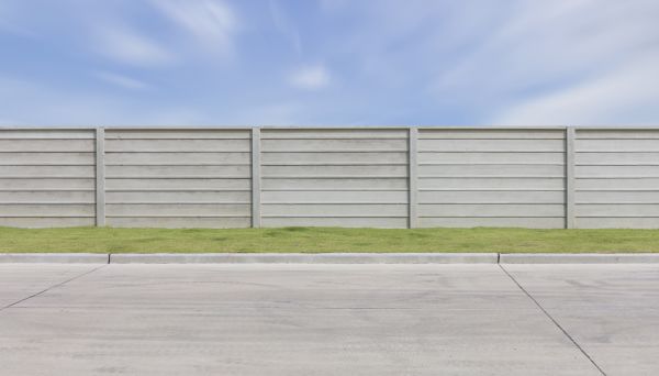 Concrete Fence Installation in Burnsville