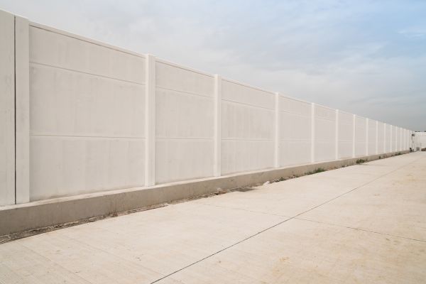 Concrete Fence Construction in Burnsville