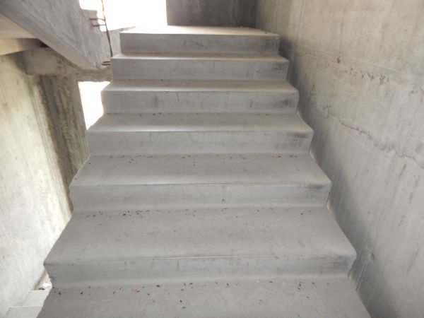 Poured Stair Construction in Burnsville
