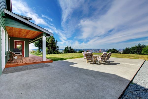 Backyard Concrete Paving in Burnsville