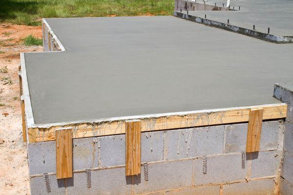 Concrete Slab Installation in Burnsville