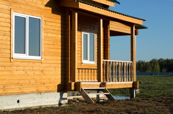Cabin Footing Construction in Burnsville