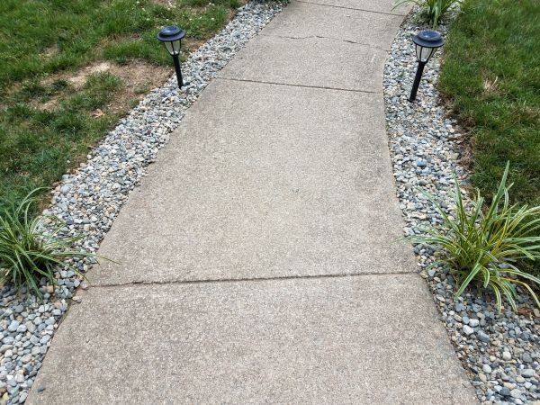 Cement Path Construction in Burnsville