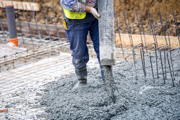 Cabin Foundation Pouring in Burnsville